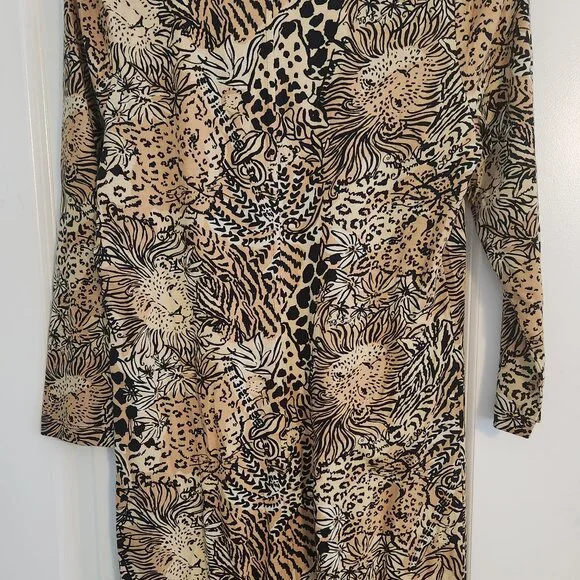 BNWT Lilly Pulitzer Rattan Walk on the Wild Side Tessa 3/4 Sleeve Dress - Picture 3 of 3